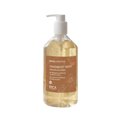 Rica Hand + Body Wash Almond & Amber | Warm Daily Cleanse