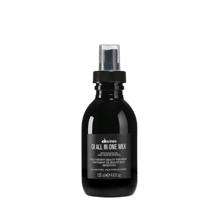 Davines OI All In One Hair Milk | Multi-Benefit Leave-In: Detangle, Soften & Heat Protect