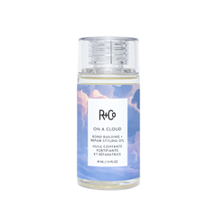 R+Co On A Cloud Bond Building Repair Styling Oil | Shine + Repair on Styled Hair