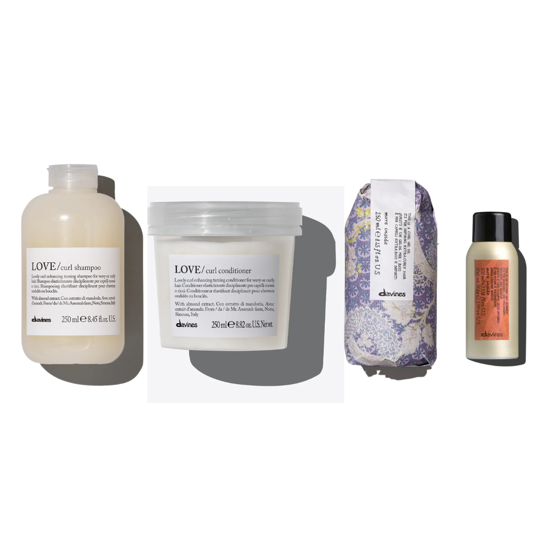 Davines Love Curl + Curl Gel Oil Trio – Moda Salon