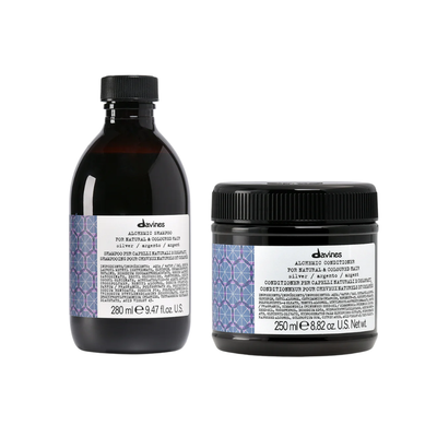 Duo de shampoing et d'après-shampoing Alchemic Silver - Davines