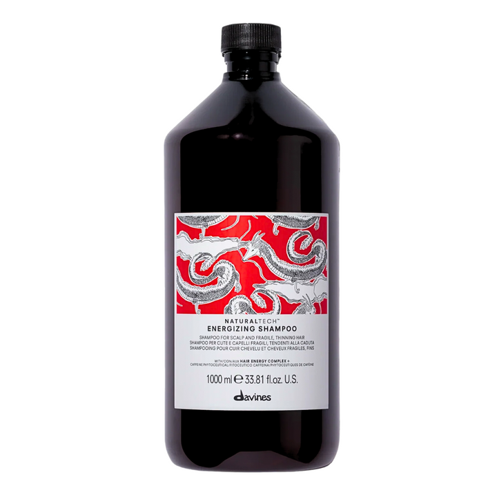 Davines ENERGIZING Shampoo | Revitalizing Cleanse for Fragile, Thinning Hair