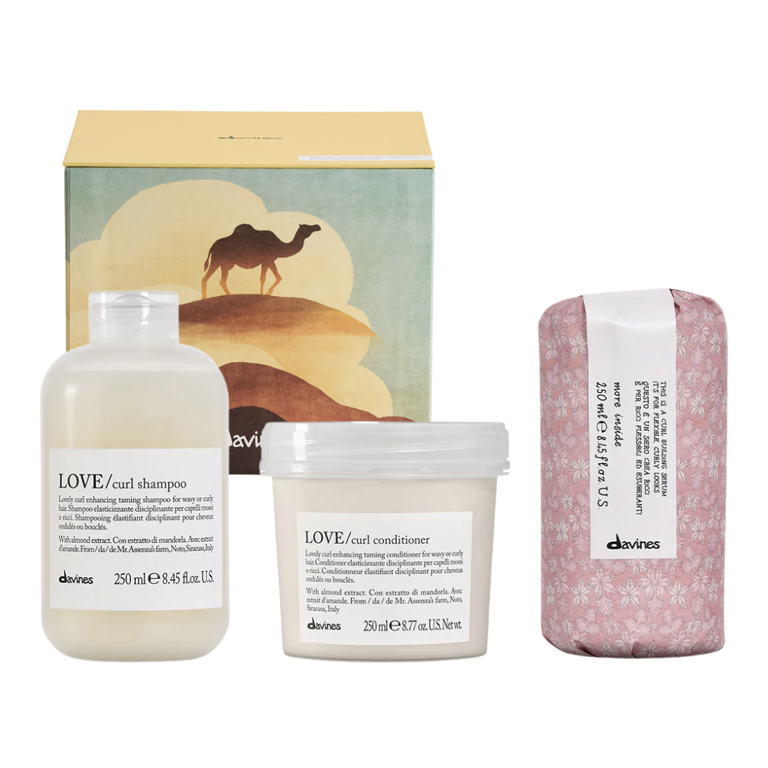 DAVINES LOVE CURL + Curl Building Serum Gift Set – Moda Salon