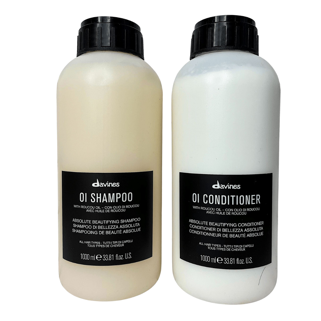 Oi Shampoo & Conditioner Pro Size 1L DUO -Davines