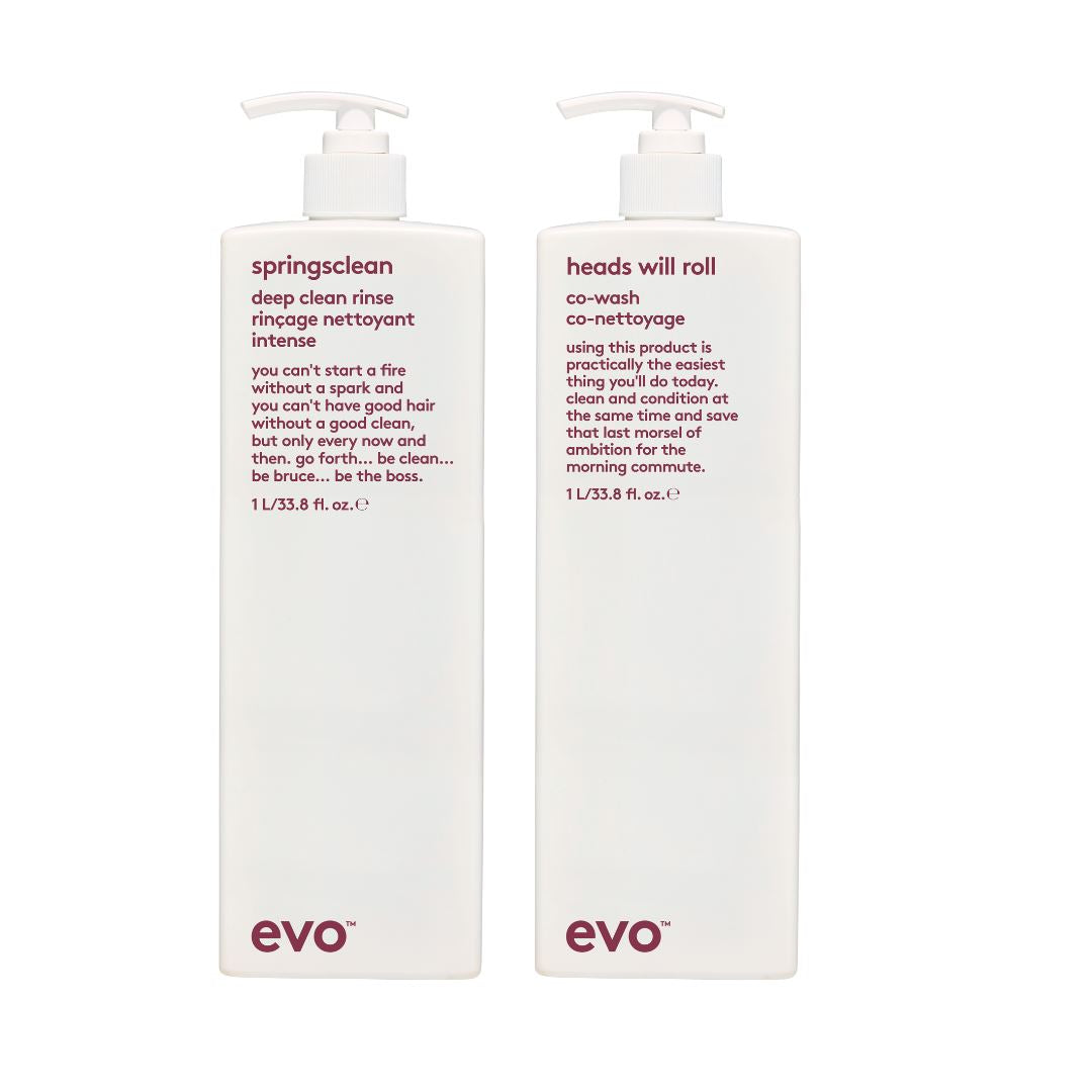 Evo Spring Clean+ Heads will Roll Pro DUO Evo Moda Salon