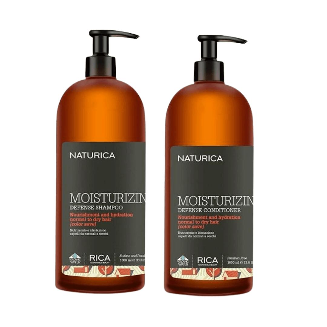 Naturica Moisturizing Defense Shampoo +Rica Moisturizing Defense Conditioner Liter DUO