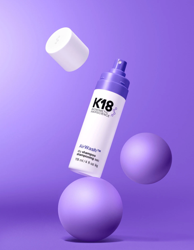 K18 AirWash™ Dry Shampoo for Weightless Hair Lift