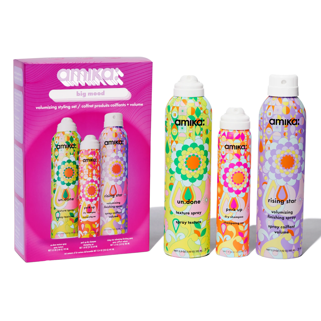 Amika Soft Big Mood Volumizing Styling Holiday Kit 2025