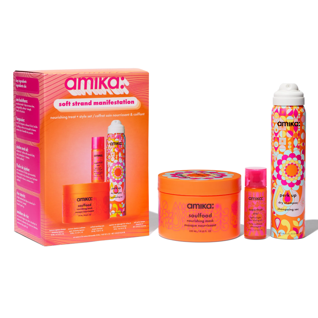 Amika Soft Strand Manifestation Nourishing Treat + Style Holiday Kit 2025