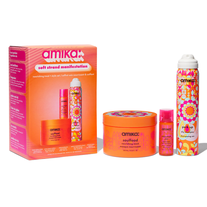 Amika Soft Strand Manifestation Nourishing Treat + Style Holiday Kit 2025