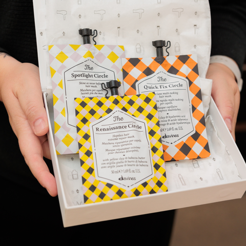 Davines The Circle Chronicles Trio | Repair, Shine & Hydrate Hair Masks