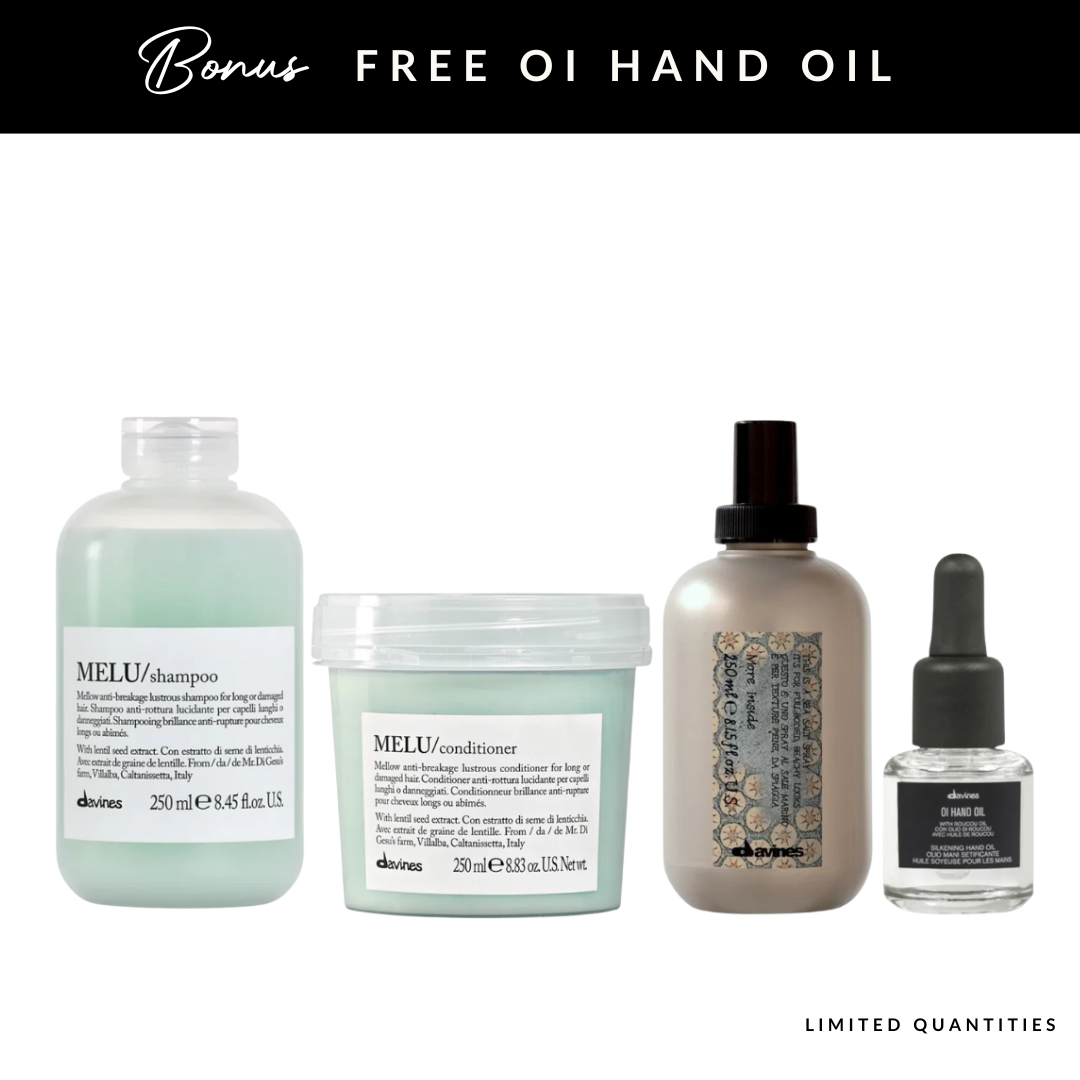 Davines MELU Strength + Texture Set