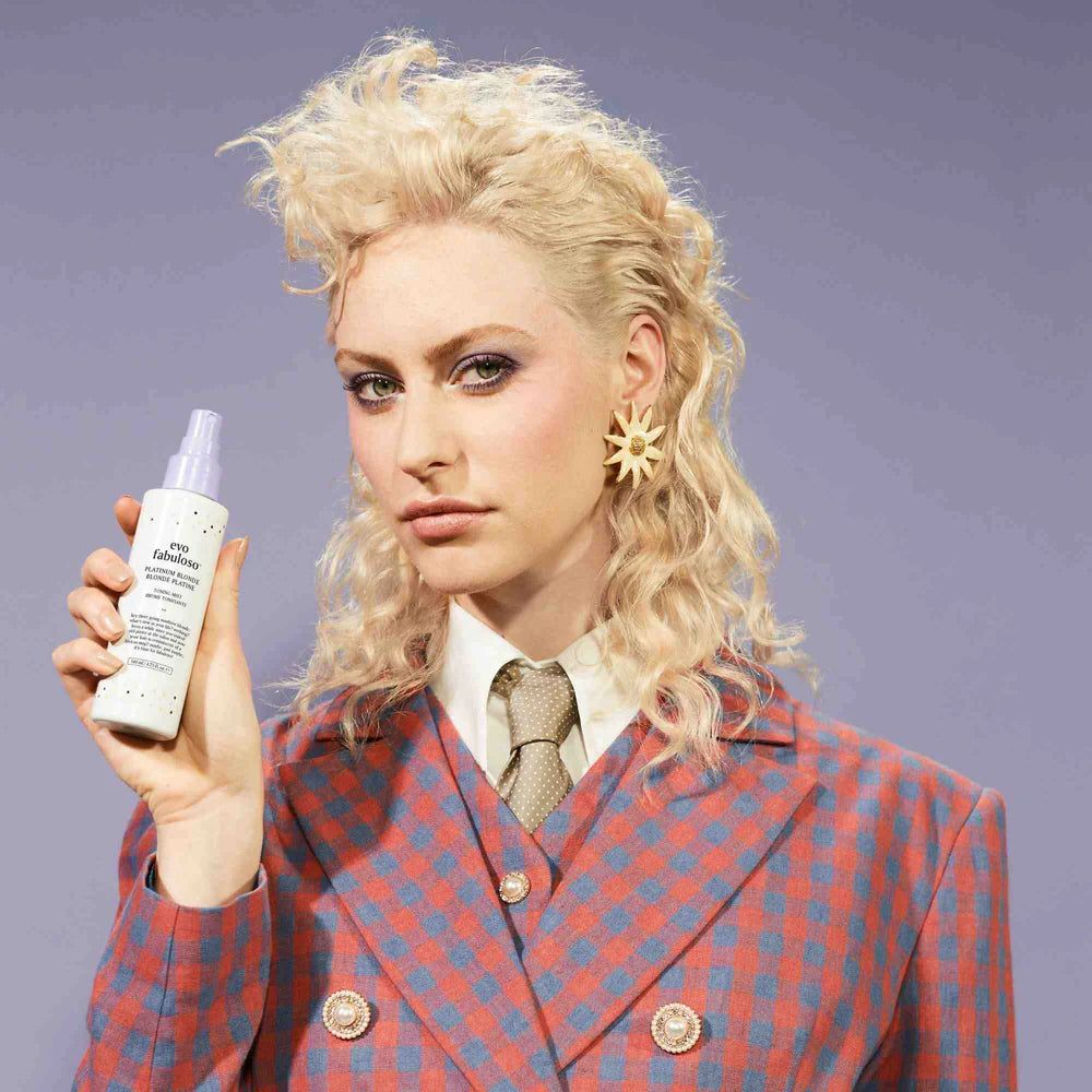 EVO Fabuloso Platinum Blonde Toning Mist | Between-Wash Tone Refresh for Blonde Hair