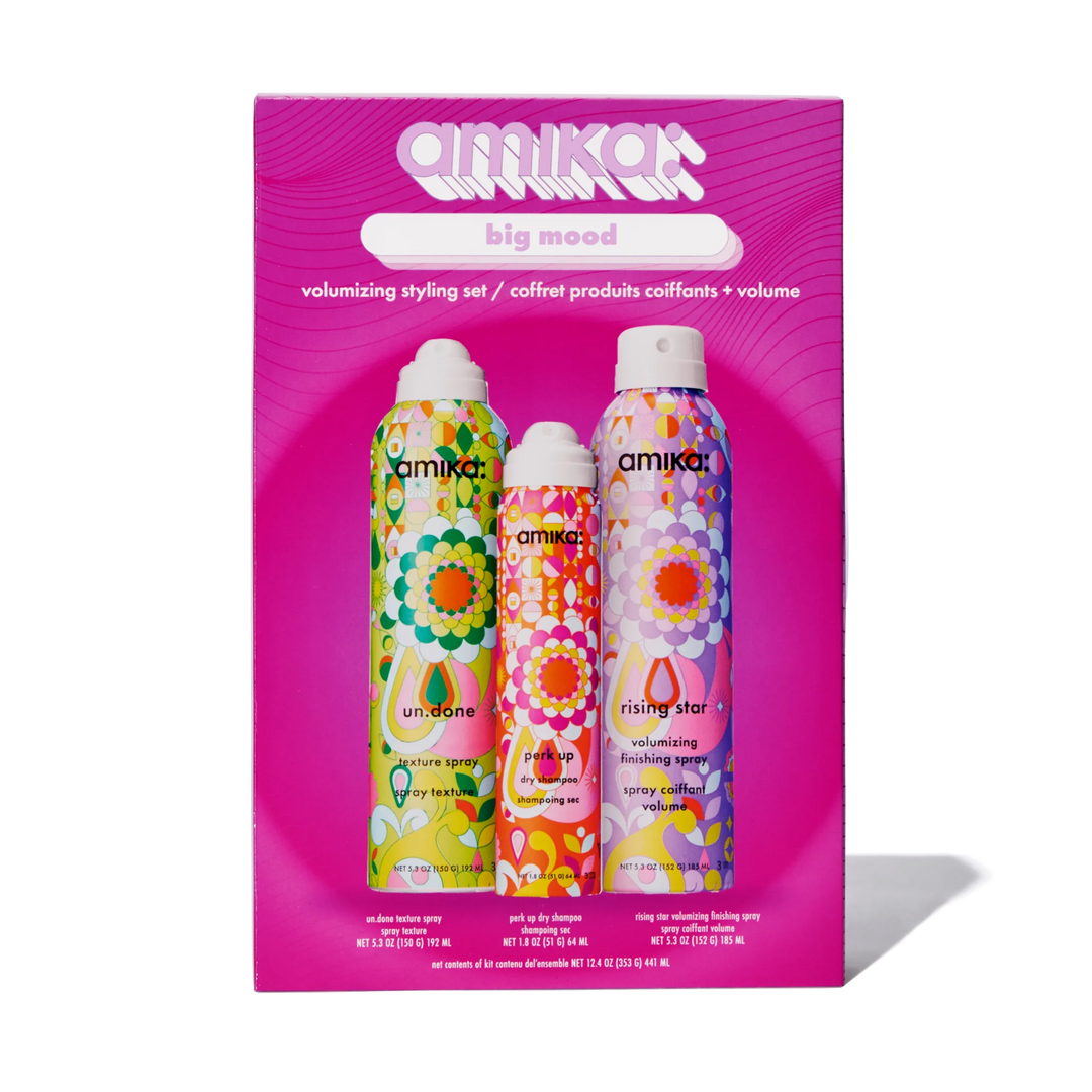 Amika Soft Big Mood Volumizing Styling Holiday Kit 2025