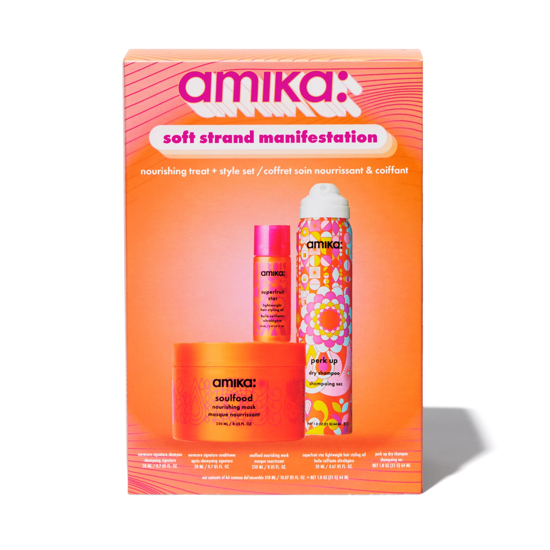 Amika Soft Strand Manifestation Nourishing Treat + Style Holiday Kit 2025