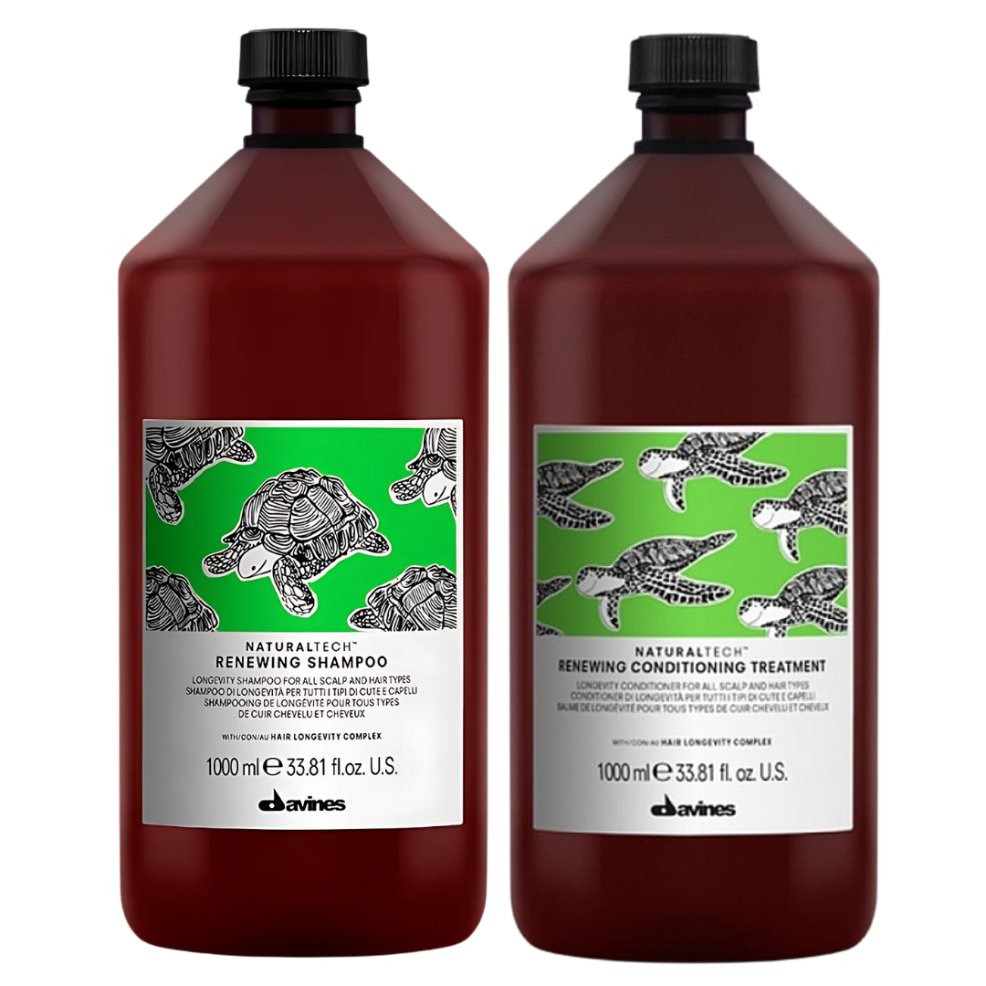 Davines RENEWING Pro Duo 1000ml | Anti-Aging Shampoo & Conditioner for All Hair Types