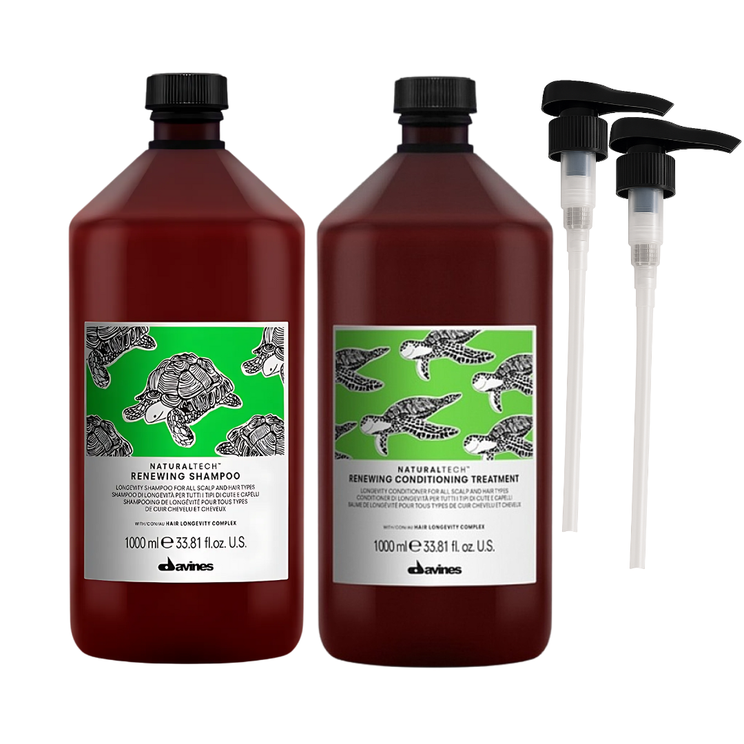 Davines Renewing Anti-Aging Shampoo & Conditioner 1000ml Dup