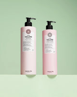 Maria Nila Pure Volume Shampoo & Conditioner Pro-Size Duo - Litre Volumising Set for Fine Hair