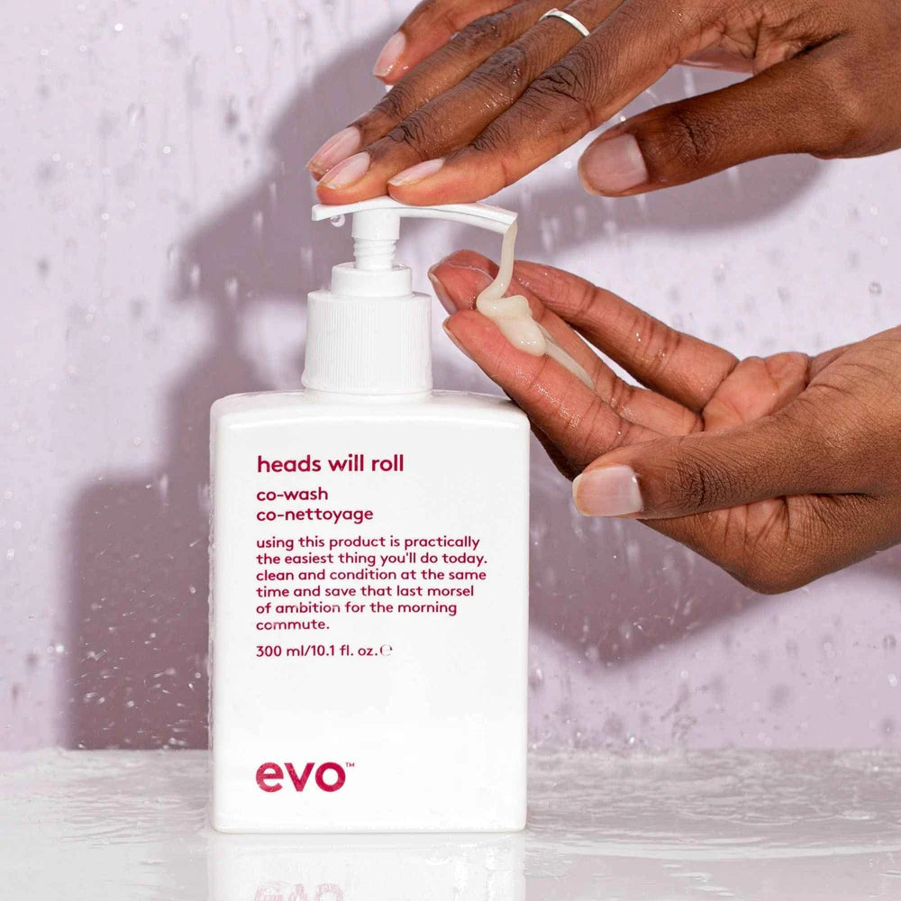 EVO Heads Will Roll Cleansing Conditioner | Gentle Co-Wash for Curly Hair