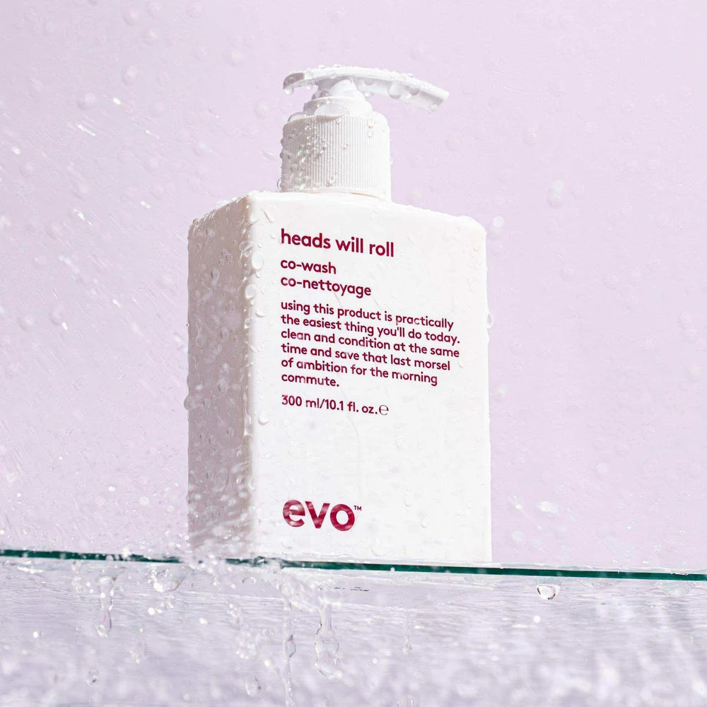 EVO Heads Will Roll Cleansing Conditioner | Gentle Co-Wash for Curly Hair