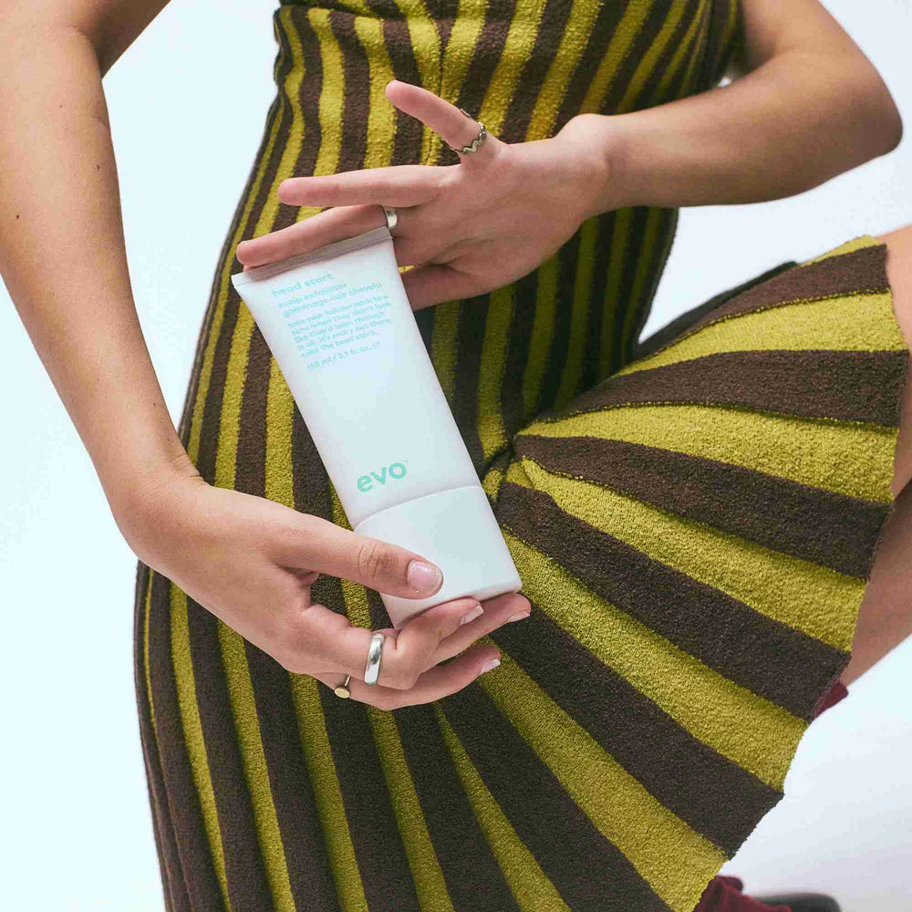 EVO Head Start Scalp Exfoliator | Remove Buildup + Dead Skin Before Shampooing