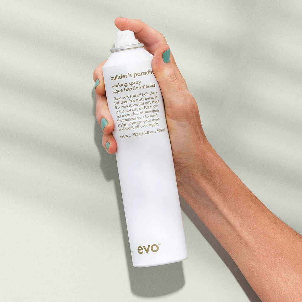 EVO Builder's Paradise Working Spray | Flexible Hold During Styling