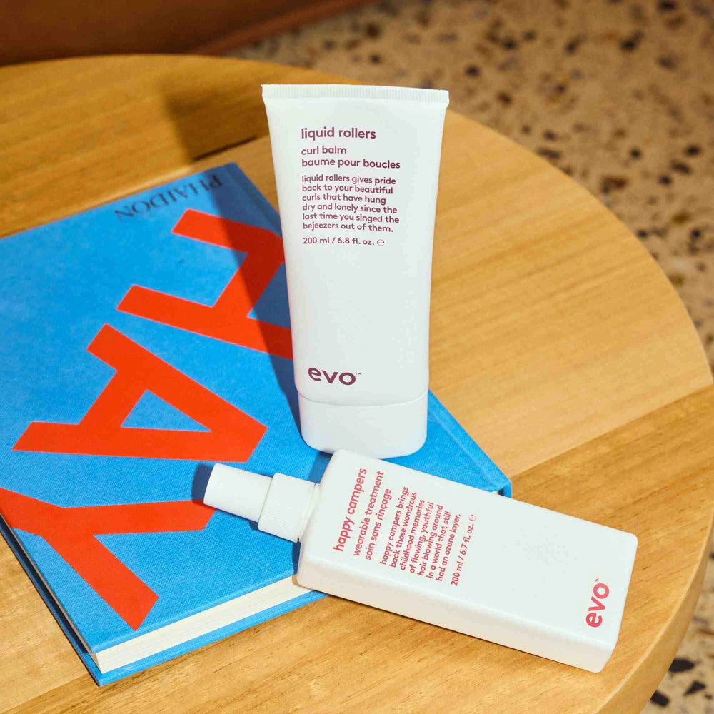EVO Liquid Rollers Curl Balm | Definition + Frizz Control for Wavy to Curly Hair