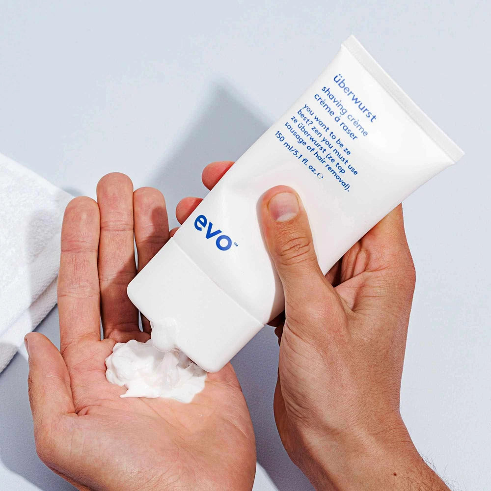 EVO Überwurst Shaving Crème | Rich Comfortable Shave for Face + Body
