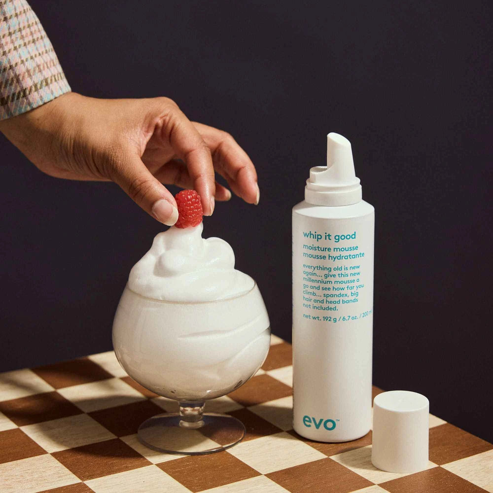 EVO Whip It Good Moisture Mousse | Volume + Hydration for Dry or Colour-Treated Hair
