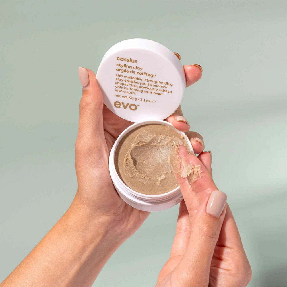 EVO Cassius Styling Clay | Matte Definition + High Hold for Short Hair