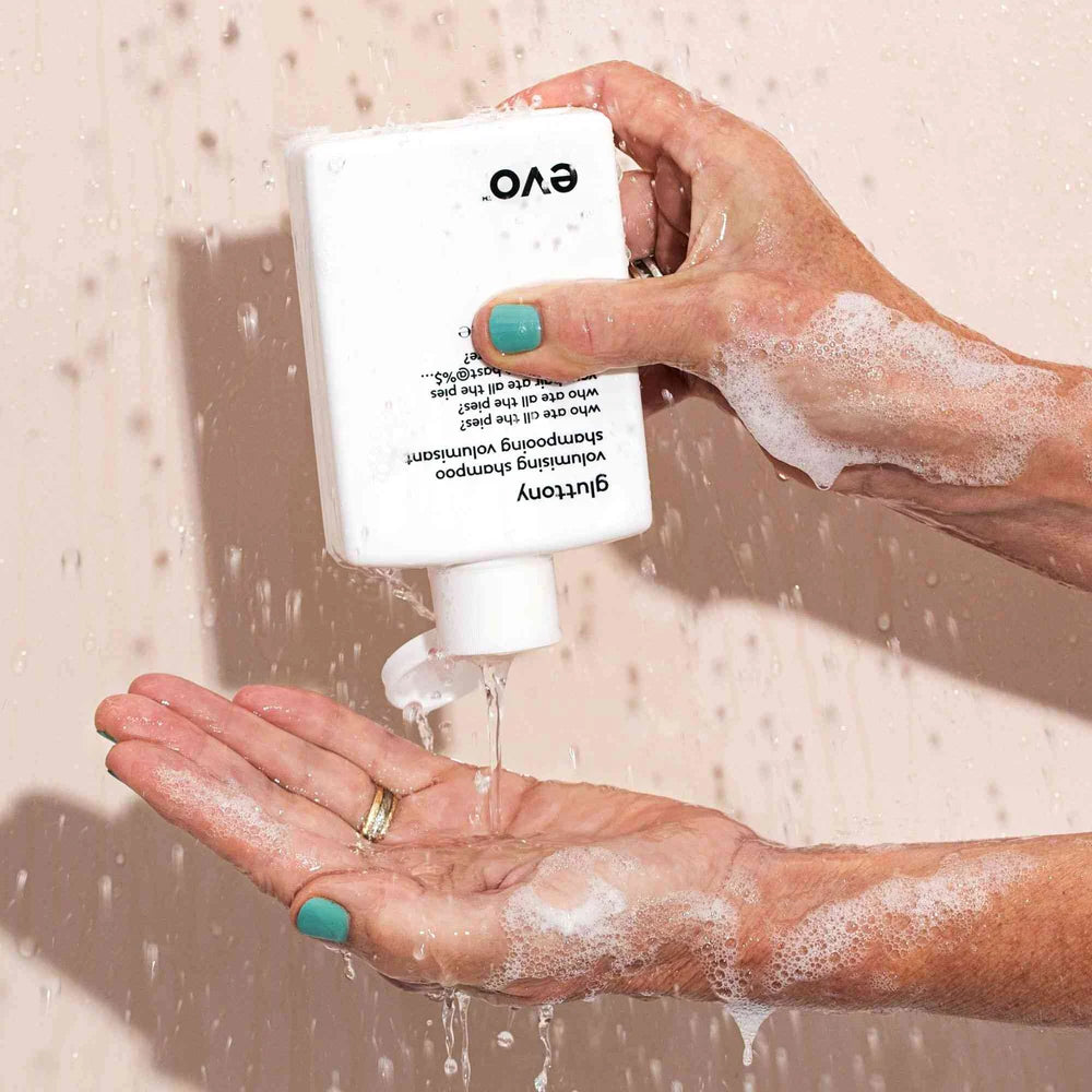 EVO Gluttony Volumising Shampoo | Body + Lift from the Cleanse Step for Fine Hair - 300 ml