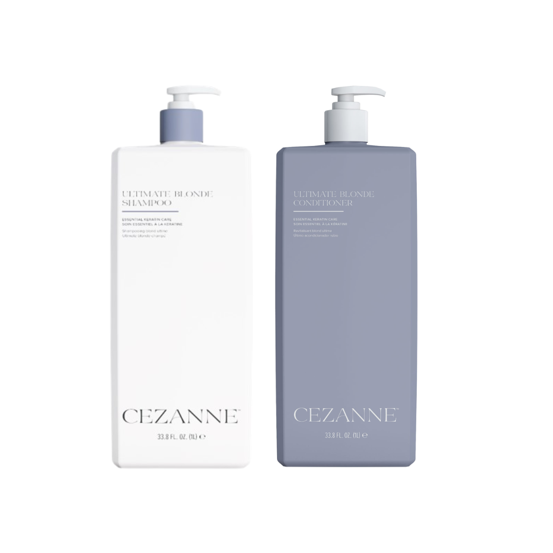Duo Pro Shampoing + Après-Shampooing ULTIMATE BLONDE de Cézanne