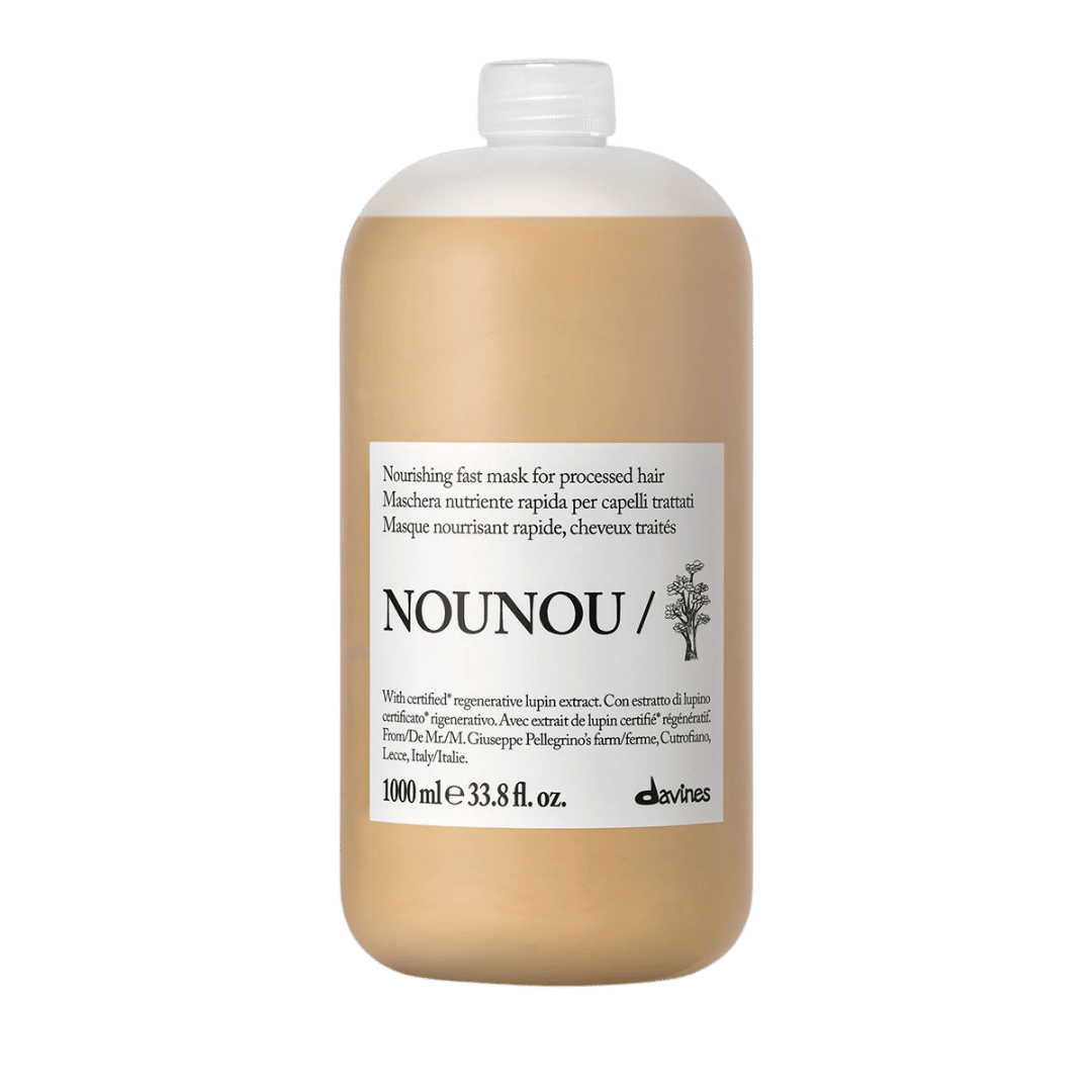 Davines NOUNOU Essential Haircare Mask | Nourishing Repair Mask for Processed and Brittle Hair