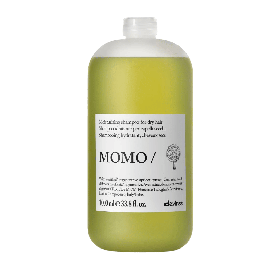Davines MOMO Essential Haircare Shampoo | Moisturising Shampoo for Dry and Dehydrated Hair
