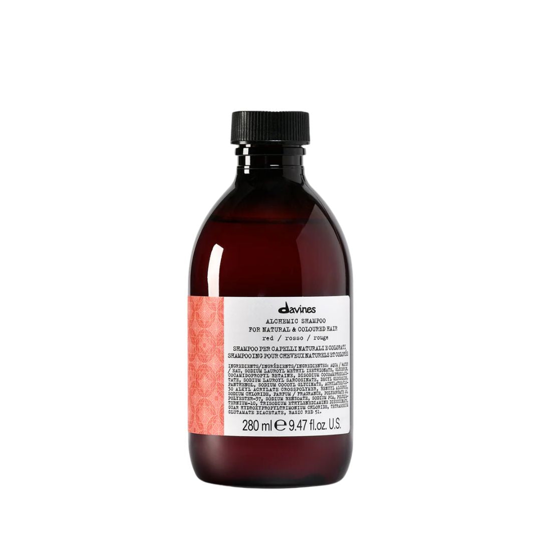 Davines ALCHEMIC Red Shampoo | Colour-Enhancing Shampoo for Cool Red Hair