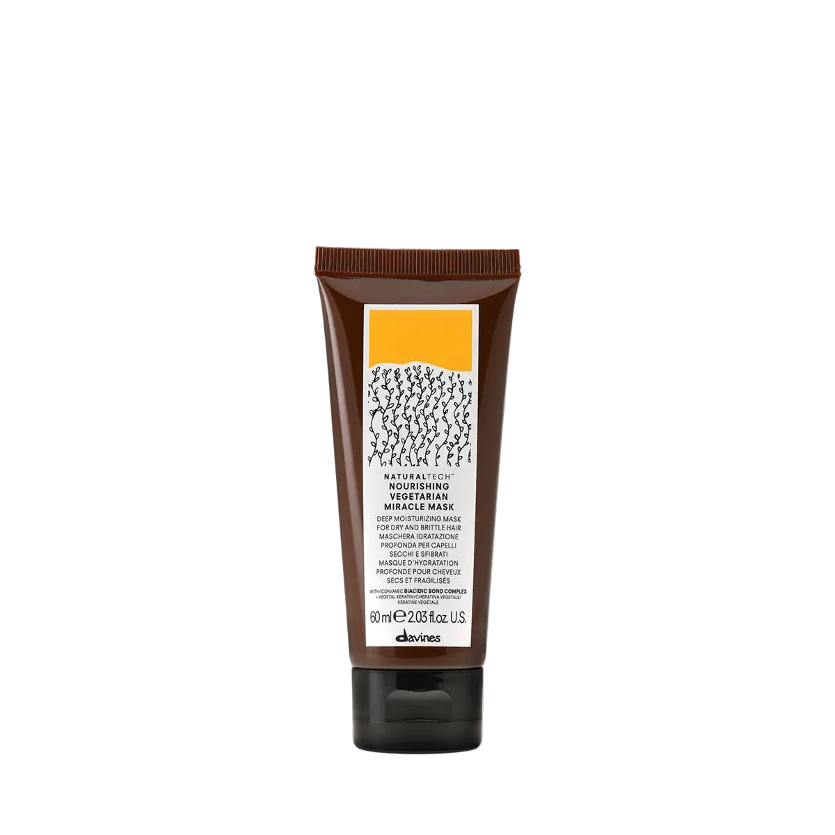 Davines NOURISHING Vegetarian Miracle Mask | Repairing Mask for Thick or Coarse Hair