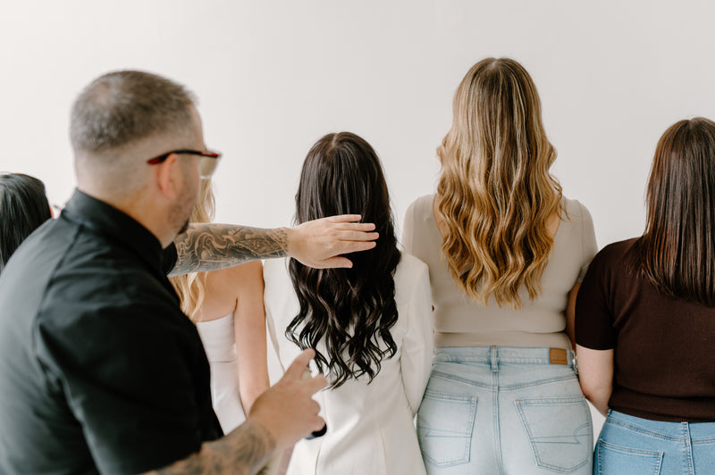 Moda Salon product help for choosing products by hair type
