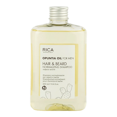 RICA Hair + Beard Normalizing Shampoo | Gentle Cleanse + Softness