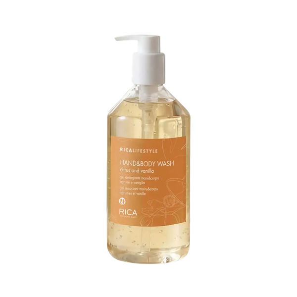 Rica Hand + Body Wash Citrus & Vanilla | Fresh Daily Cleanse