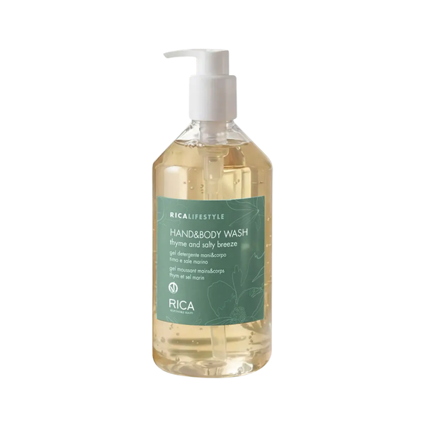 Rica Hand + Body Wash Thyme & Salty Breeze | Fresh Daily Cleanse