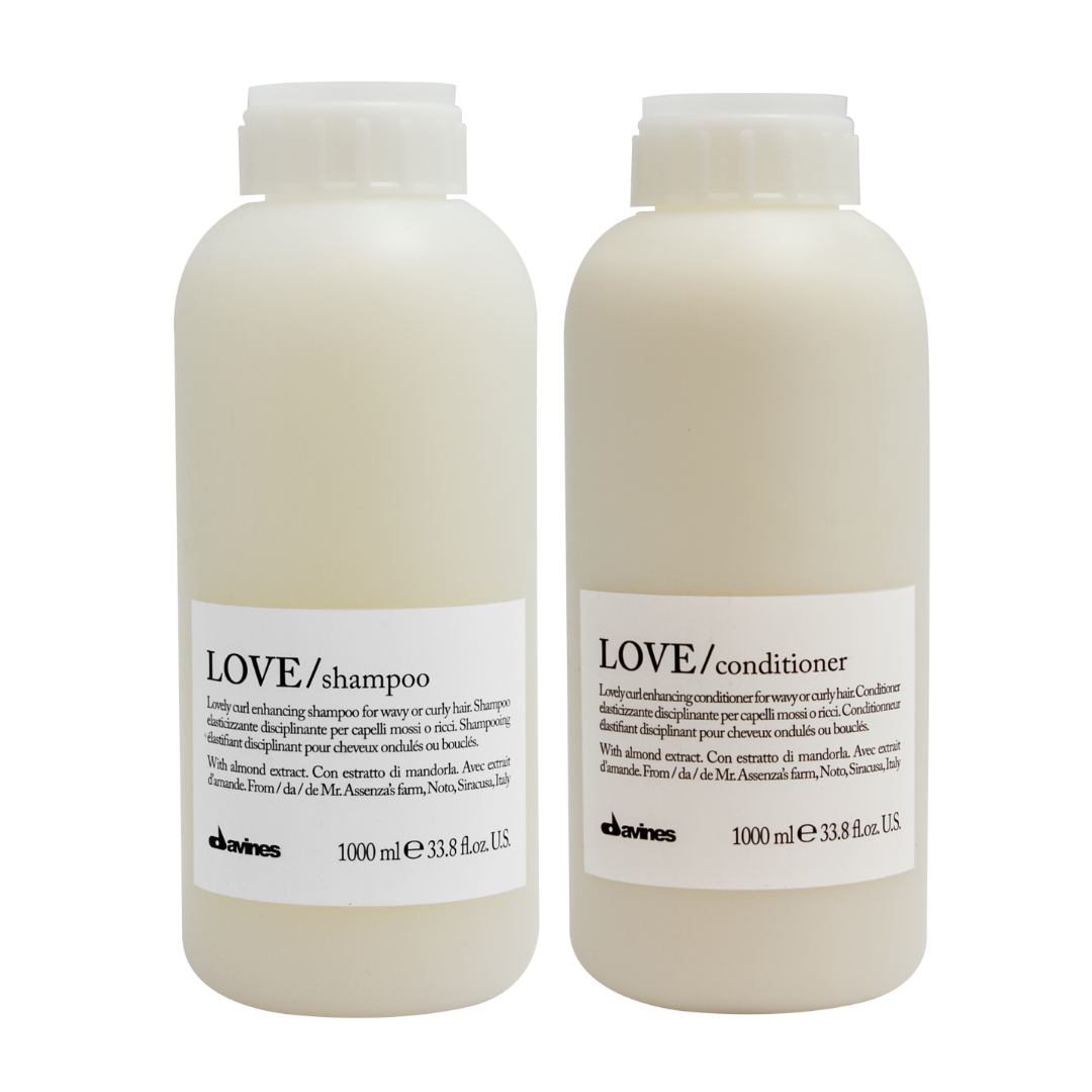 Shampoing et revitalisant Pro Size Love Curl DUO - Davines
