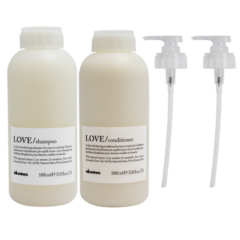 Davines Love Curl Shampoo & Conditioner 1000ml | Hydrating Duo for Curly Hair