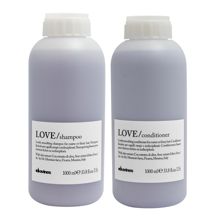 Love Smooth Shampoo + Conditioner Pro Size DUO -Davines
