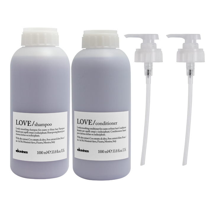 Duo Shampoing + Après-Shampooing Lissant Love Pro Size - Davines