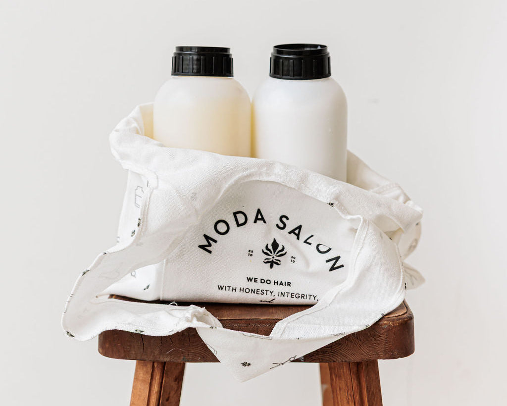 Moda Salon product help and haircare consultation