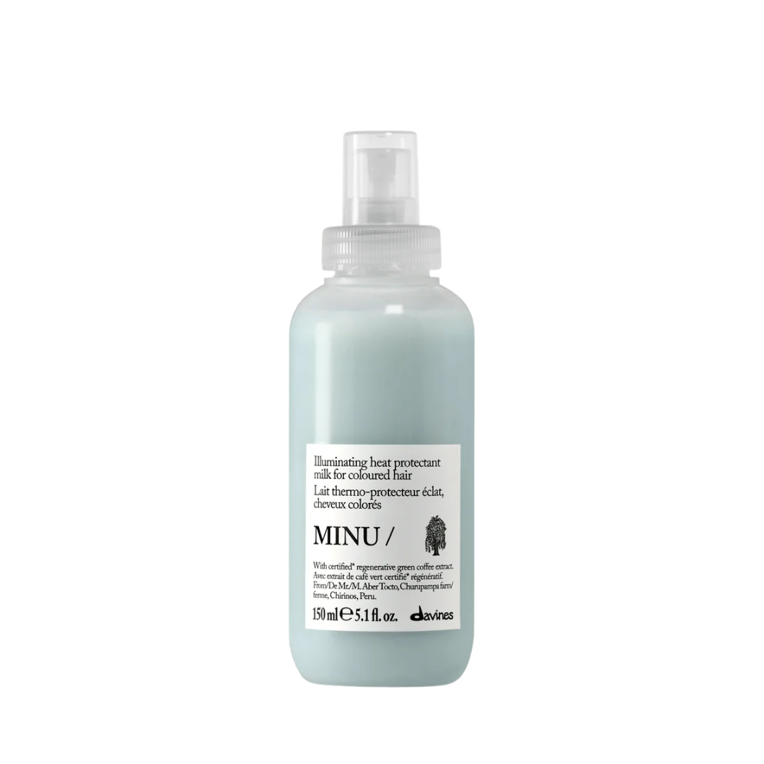 Davines MINU Essential Haircare Hair Milk | Illuminating Colour-Protecting Leave-In Milk with Heat Protection