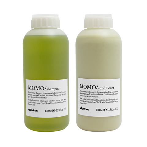 Davines Momo Shampoo & Conditioner 1000ml | Ultra-Hydrating Duo for Dry Hair