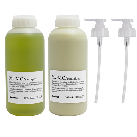Davines Momo Shampoo & Conditioner 1000ml | Ultra-Hydrating Duo for Dry Hair