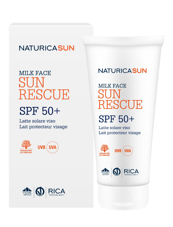 Rica Naturica Sun Face Sun Rescue SPF 50 | Lightweight Face Sunscreen