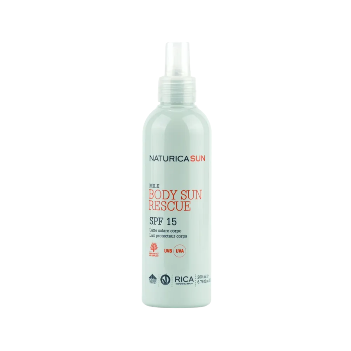 Rica Naturica Sun Milk Body SPF 15 | Medium Sun Protection Milk